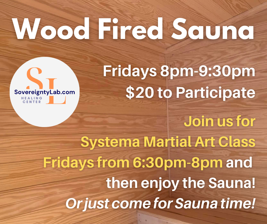 Wood Fired Sauna & Cold Plunge