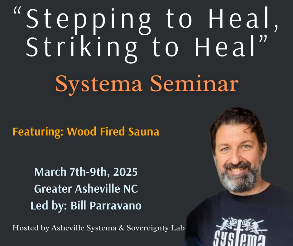 Systema Seminar “Stepping to Heal, Striking to Heal” Bill Parravano