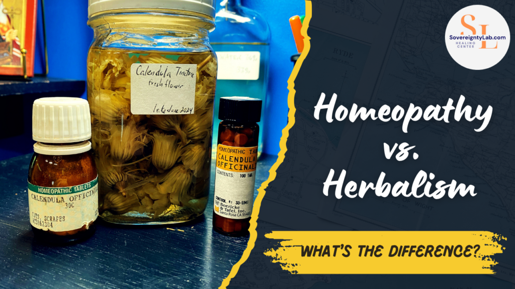 whats the difference between homeopathy and herbs herbalism